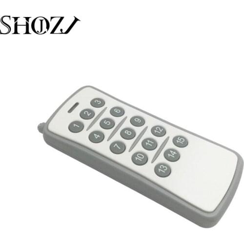 Wireless remote remote control 433M 15 button for electric garage door remote control gate lock telescopic door master key