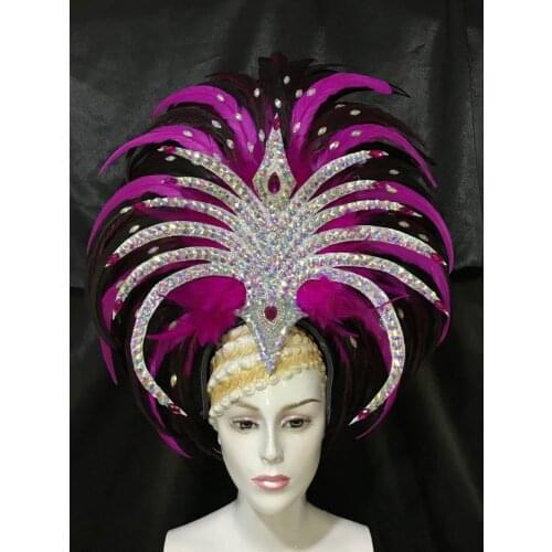 Brazil Rio Spanish Cuba Santiago Havana Venice Dionysia carnival Float Mask dress masque ball costume samba plumage plume Headd
