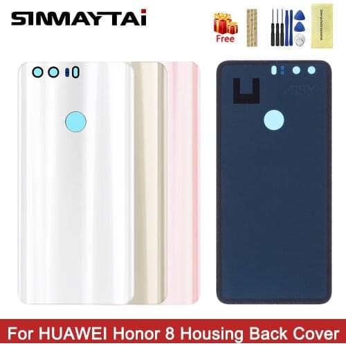 2020 New back case for Huawei honor 8 back battery case for Honor8 battery cover replacement back door case hard repair parts