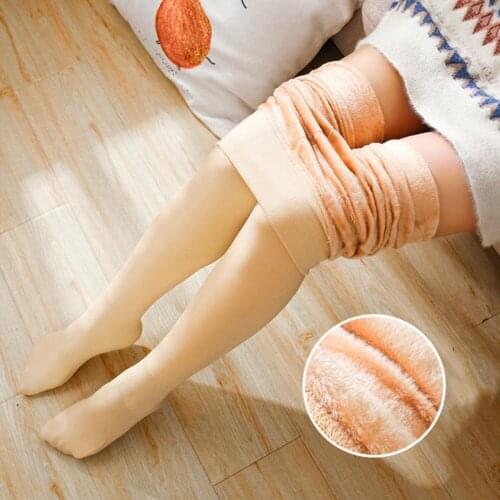 New Winter Warm Ladies Pantyhose Velvet Thick Nylon Bare-leg Socks Artifact Leggings wInter Warmer Stockings