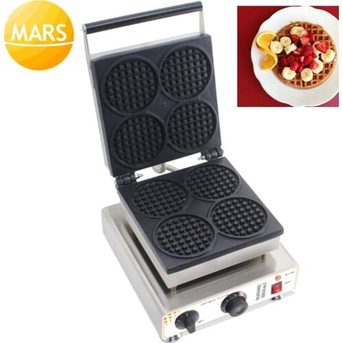 Commercial Waffle Maker Machine Baker Electric Sandwich Iron Crepe Baking Pan Waffle Pancake Oven Waffles Cone Maker 220v 110v