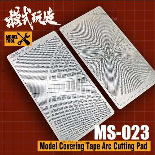 Gundam Model Dedicated Steel Groove Type Circular Arc Masking Tape Cutting Pads Two Sides Spray Model Making Tools