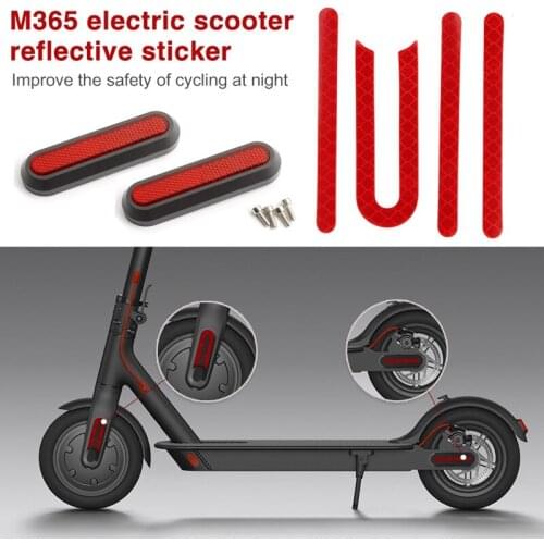 For Xiaomi M365 1S Pro 2 Electric Scooter Wheel Hubs Cover Reflective Case Decorative Shell Decal