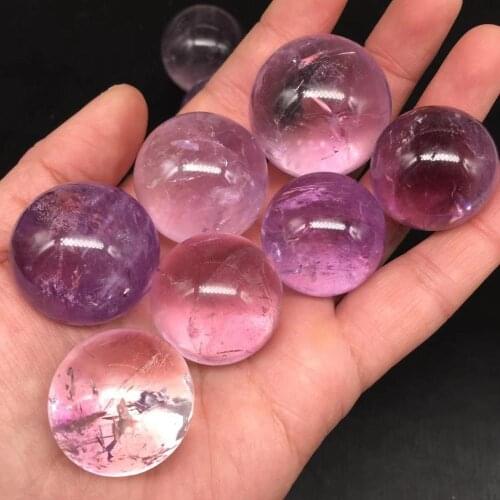Natural Amethyst ball polished quartz crystals gemstones sphere home decoration for gifts