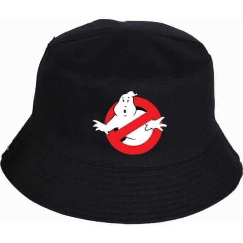 2019 new Ghostbusters Movie logo print Print Men Womens Panama Bucket Hat High Quality novel Cap Sun Visor Fishing Fisherman Hat