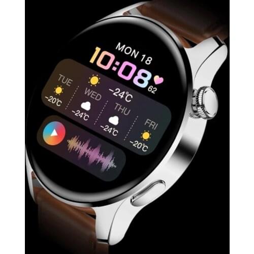2021 New For HUAWEI Smart Watch Men Waterproof Sport Fitness Tracker Weather Display Bluetooth Call Smartwatch For Android IOS