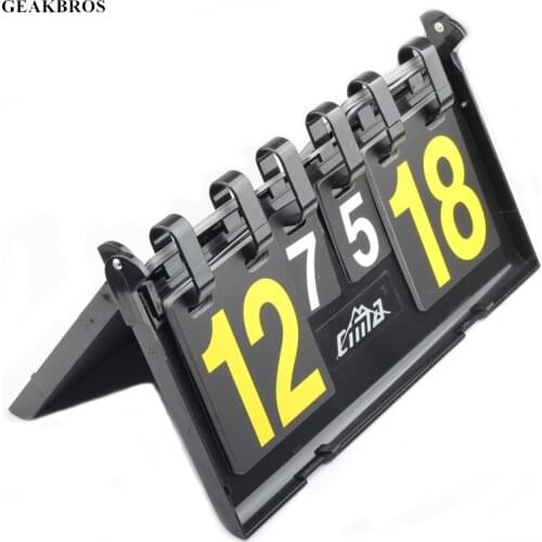 Portable Basketball Scoreboard Scorekeeper Football Volleyball Handball Table Tennis 4 Digit Sports Score Board Gear Equipment