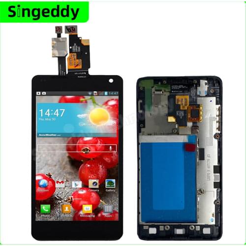 Touch Screen LCD Assembly For LG Optimus G E975 E973 E977 E976 Display Retina complete Black 4.7'' 1024*768 TFT