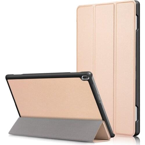 Ultra Thin Slim 3-Fold Folio Stand PU Leather Skin Magnetic Smart Shell Cover Case For Lenovo TAB 4 10 TB-X304F TB-X304N Tablet