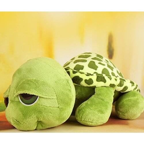 Funny Big Eyes Green Tortoise Turtle Animal Baby Stuffed Plush Toy Gift