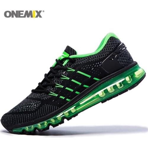 Onemix New Running Shoes For Men Outdoor Air Cushion Sneakers Breathable Shock Absorber Women Marathon Massage Sport Shoes