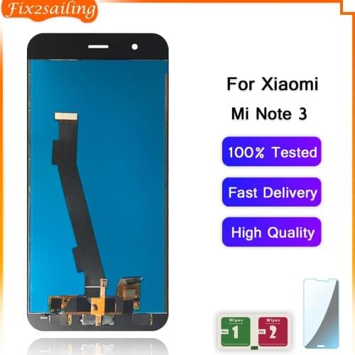Fix2sailing 100% Tested Working LCD Display For Xiaomi Mi Note 3 Phone LCD Touch Screen Digitizer Assembly For Xiaomi Note 3