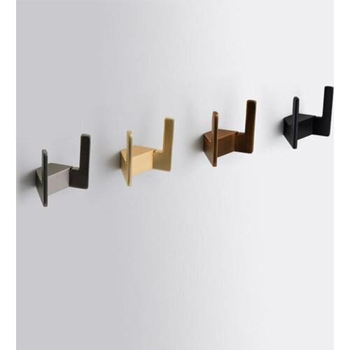 1PC Towel Robe Hooks,Coat Clothes Hook Hanger Heavy Duty for Bath Kitchen Bedroom Garage Hotel Wall Mounted