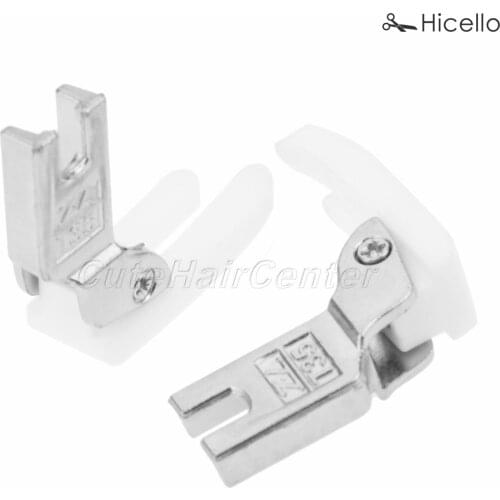 2PCS Sewing machine foot/feet #T35 Metal+Plastic hinged zipper fit Industrial Single Needle Sewing machines JUKI/BROTHER Hicello