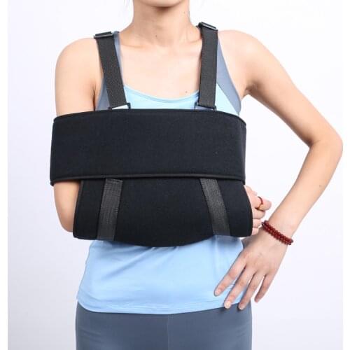 2018 Real Corset Adjustable Shoulder Arm Sling Swathe Brace Reinforced Immobilizer Broken Fracture Dislocation Free Shipping