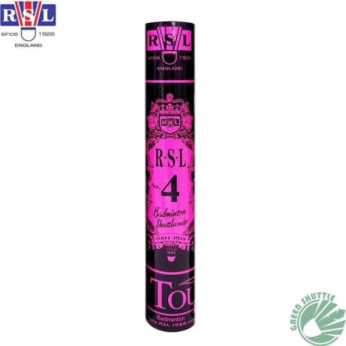 2020 100% Genuine RSL Tourney No.4 No.5 No.6 No.7 Shuttlecocks Badminton Shuttle Duck Feather Ball Shuttlecock