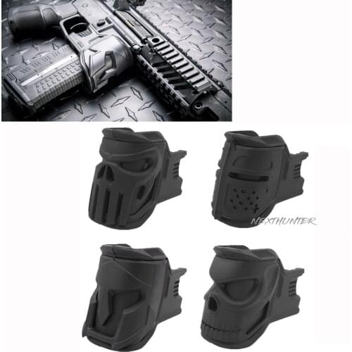 TOtrait 4pcs Mojo Mag Well Grip For AEG M4 M16 AR15 Series Airsoft Accessories balck and sand