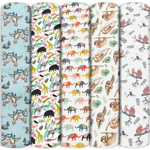 David accessories Animal Polyester Cotton Fabric for Tissue Kids home textile Curtain Sewing Tilda,c14026