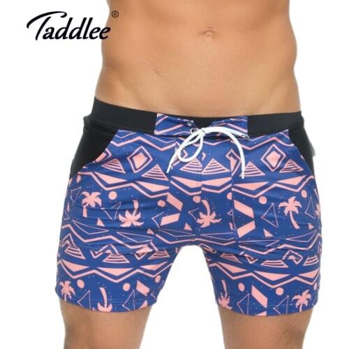 Taddlee Brand Mens Swimwear Swimsuits Swim Boxer Trunks Plus Big Size XXL Board Beach Shorts Basic Swimming Surfing Shorts New