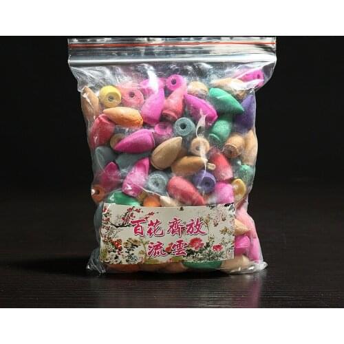 Backflow Incense Setter Ceramic Xiang Sit Art Incense Holder Ornament with 80 Backflow Cones + 30 Joss Sticks + 1 Plate In Stock