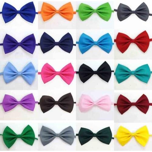 Kid Pet Bowties Solid Butterfly Bowtie Wedding Accessories Gift Bow Tie Party Fashion New Wholesale Bowknot AC38