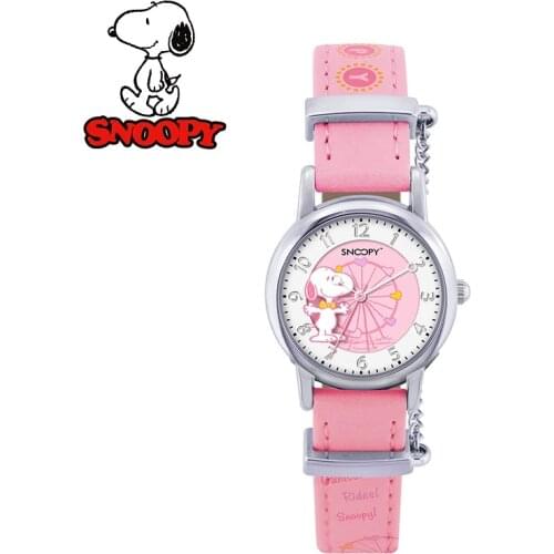 SNOOPY genuine girls New relojes ferris wheel Cartoon Children Watches Fashion Kids Cute japan quartz Watch relogio feminino 800