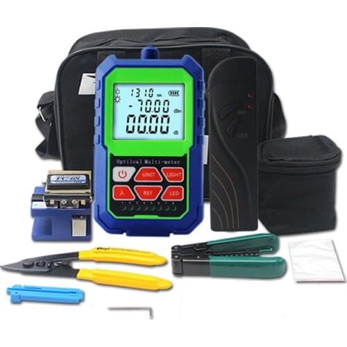 MT-8422 FTTH Fiber Optic Toolkit FTTH Optical Fiber Splicing Tool Box Cleaver Fiber Optic Toolkit