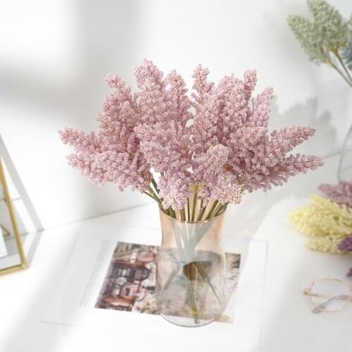 12-branches Artificial Flowers Bedroom Desktop Florals DIY Decoration Gifts