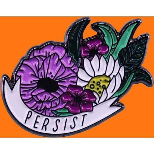 Creative Flower Enamel Pins Men Women Fashion Jewelry Gifts Metal Cartoon Brooch Collect Backpack Hat Collar Lapel Badges