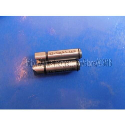 Metric measuring head 5.5-7 for Digital Screw Thread Micrometers.V-shaped and knife-edged anvils