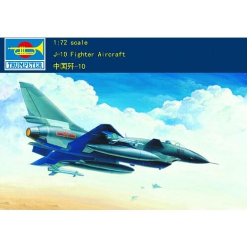 Trumpet 01611 1:72 China J-10 Raptor fighter Assembly model