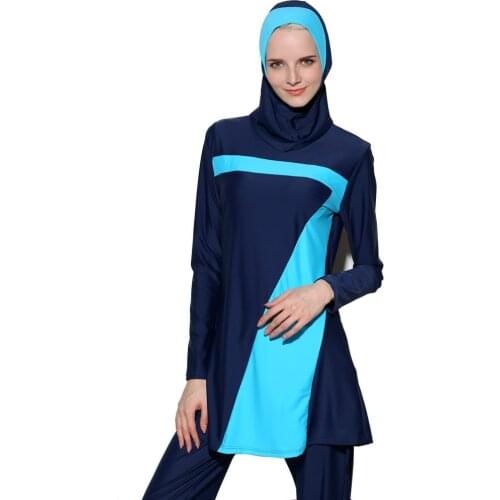Muslim Swimsuit Hijab Swimming Beachwear Sport Clothing Women Spa Swimwear Islamic Swimsuit Long sleeve