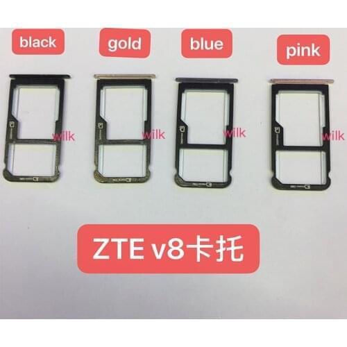 Sim Card Slot Tray Holder For ZTE Blade V8 / v8 mini Sim Socket Adapter Replacement Parts