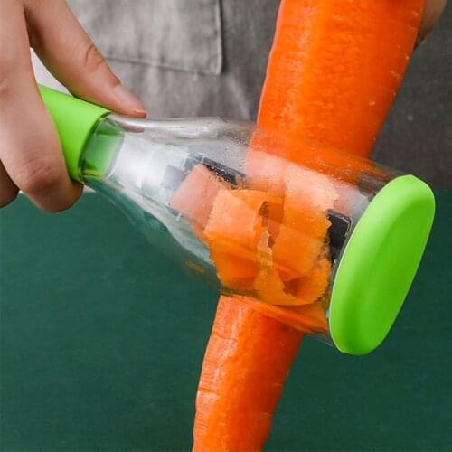 NEW Storable Fruit Vegetable Peeler With Non-slip Handle Manual Vegetable Slicer Carrot Potato Peeler Kitchen Accessories