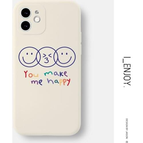 Official Original Soft Silicone Case for Apple iPhone 11 12 Pro MAX SE 2020 XR XS X 6 6s 7 8 Plus Shockproof Cute Phone Cover