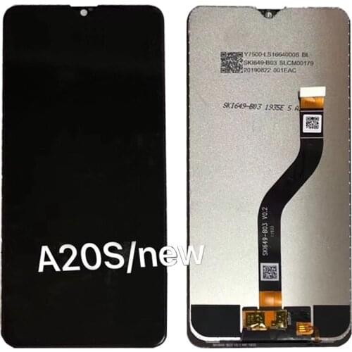 ORIGINAL For Samsung Galaxy A20S A207 A2070 SM-A2070 SM-A207F A207F LCD Display With Touch Sensor Glass Digitizer Black