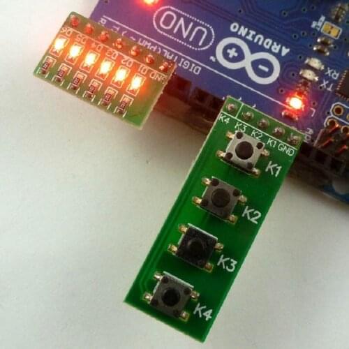 Key Button Board LED Module kit for Arduino UNO MEGA2560 Pro mini nano due Raspberry Pi Teensy