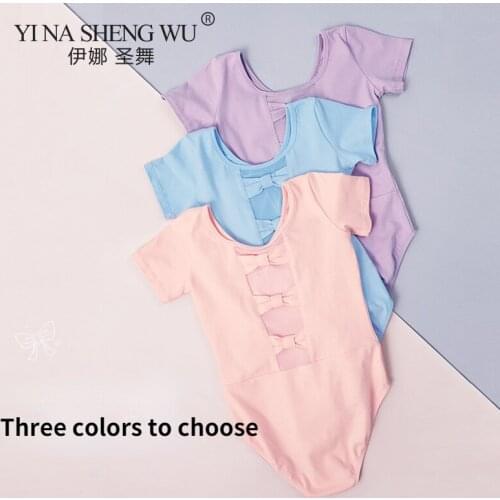 Professional Ballerina Girls Tights Gymnastics Dance Costume Fancy Party Dress Summer Girls Short-sleeved Leotard Dance Skirt