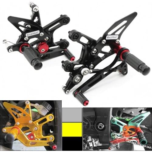 Rider Rear Set Rearsets Foot Peg Rest Footpeg Brake Shift Shifting Lever Pedal For NINJA ZX10R ZX-10R ZX1000 16-17 2016 2017