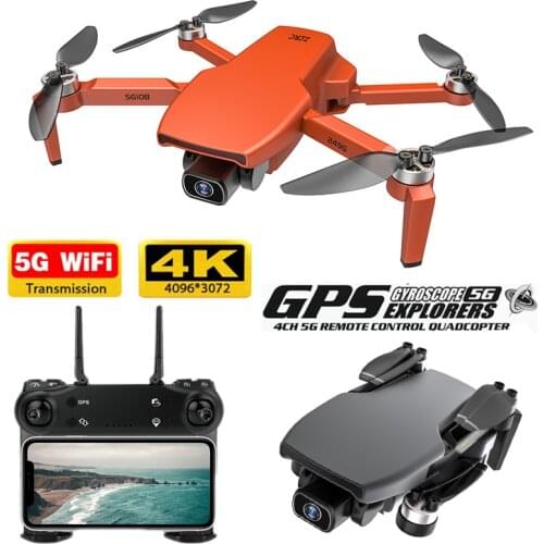 SG108 GPS Drone with 5G Wifi FPV 4K HD Dual Camera Brushless Optical Flow RC Quadcopter Follow Me Mini Dron vs L108 EX5