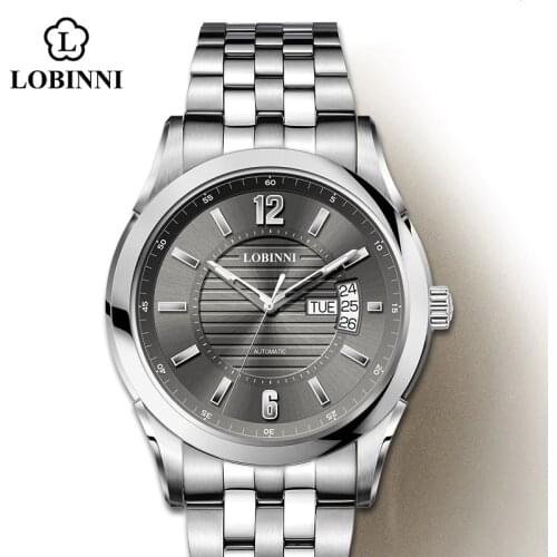 Switzerland Luxury Brand Lobinni Men Mechanical Wristwatch For Rolexable Waterproof relogio masculino Fashion Men Watches 2020