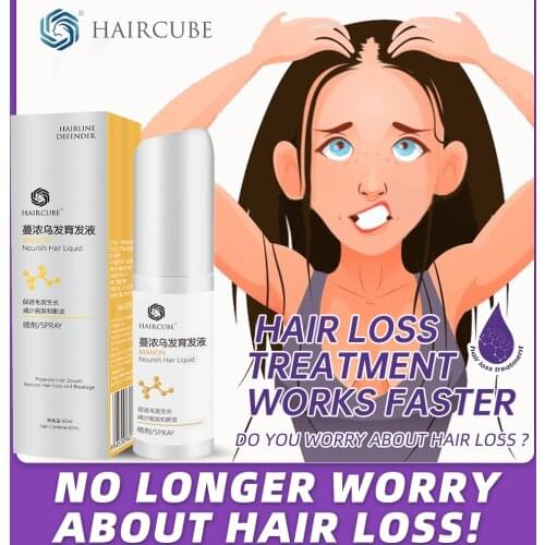 HAIRCUBE Anti Hair Loss Spray for Fast Hair Growth Products Hair Growth Essential Serum Oil for Men Woman Hair Regeneration