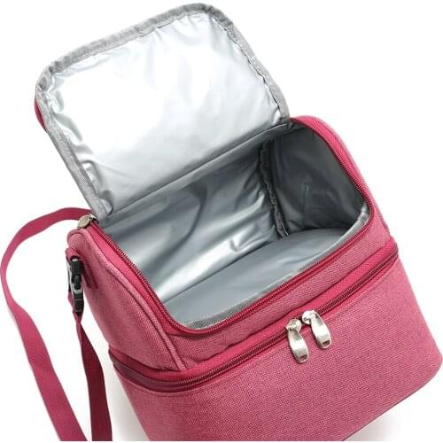 7L Heat-preservation Lunch Bag Food Beverage Wine Beer Storage Bag Oxford Cloth Durable Portable Waterproof Lunch Bag for Picnic