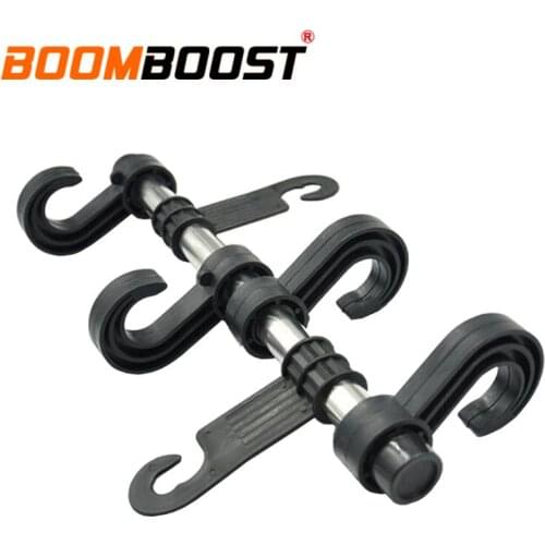 Car Seat Headrest Hanger 6 Hooks Holder Convenient Vehicle Auto for Bag Purse Cloth Fastener Clip Interior Accessories