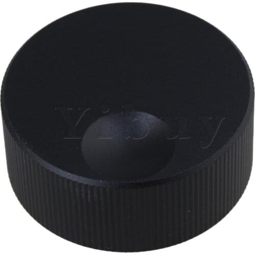 Yibuy 32x13MM Black Alloy Sound Amplifier Audio Volume Rotary Control Knob