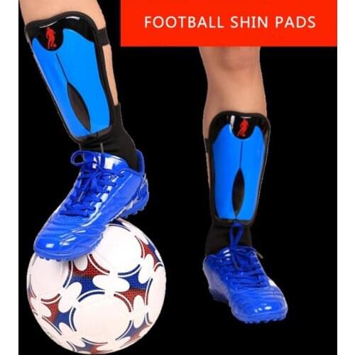 1 Pair Football Shin Guard Teens Socks Pads Professional Soccer Shields Legging Shinguards Sleeves Protective Gear