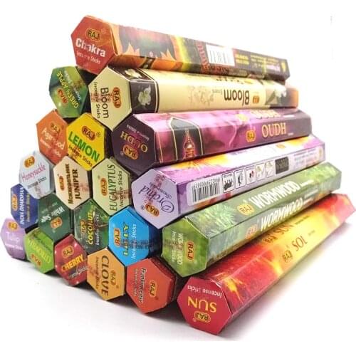 20 Sticks/Box Agarwood Gardenia Incense Sticks Indian Honeysuckle Cherry Incense for Meditation Home Living Room Fragrance