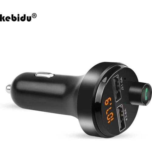 4.6A Charger Bluetooth Handsfree FM modulator Wireless Audio Receiver Transmitter TF card U-disk Music Adapter for Car Mp3 Radio