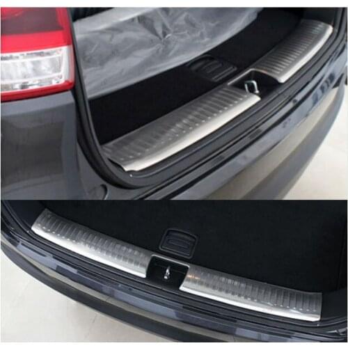ACCESSORIES FIT FOR KIA SORENTO 2016 UM INNER REAR BUMPER PROTECTOR TRUNK BOOT DECK CARGO SILL COVER PLATE THRESHOLD GARNISH