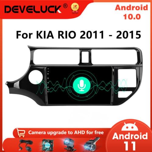 Android 10.0 AI Voice Control Car Radio for KIA K3 RIO 2011 2012 2013 2014 2015 Multimedia Video Player Navigation GPS 2 Din DVD